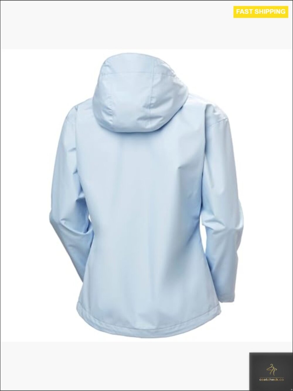 Waterproof Rain Jacket with Adjustable Cuffs Machine Washable Regular Fit - Picture 4 of 7